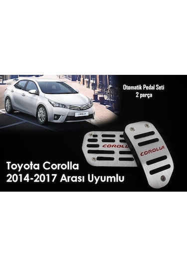Autogp Toyota Corolla Pedal Seti Takımı Geçmeli Otomotik 2013+ Ft1545668
