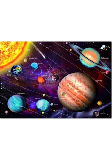 Educa 1000 Parça Puzzle Solar System Neon