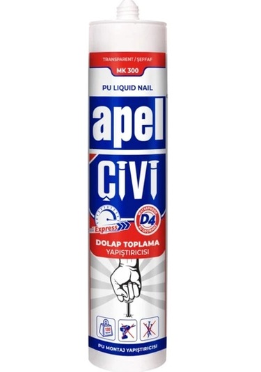 Apel Pu Sıvı Çivi 390 Gr Şeffaf