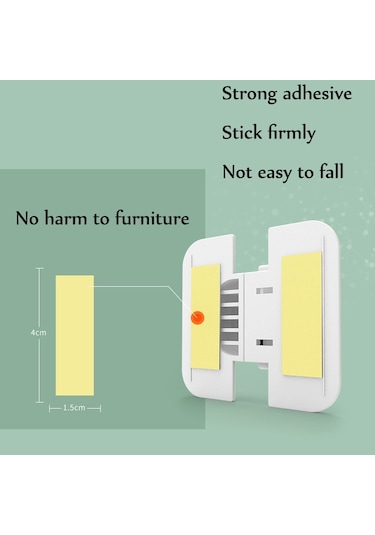 Sones 5 Adet Bebek Buzdolabı Su Sebili Güvenlik Kilidi Bebek Güvenlik Ürünleri Mavi