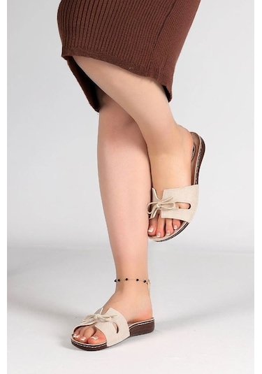 Aryan 11-367 Kadın Ortapedic Terlik Bej