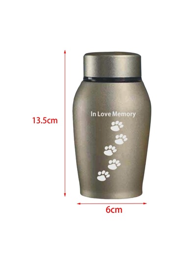 Homyl Evcil Hayvan Urns Anma Gevşek Anıt Hayvanlar Aureate Altın