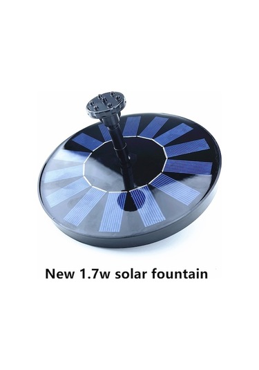 Tongxida 1.7w Güneş Enerjili Yüzen Çeşme Pompası - 6 Nozullu Bahçe Dekorasyonu