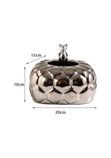 Suntek Tablolar Araba Ofis Argent Için Seramik Mendil Tutucu