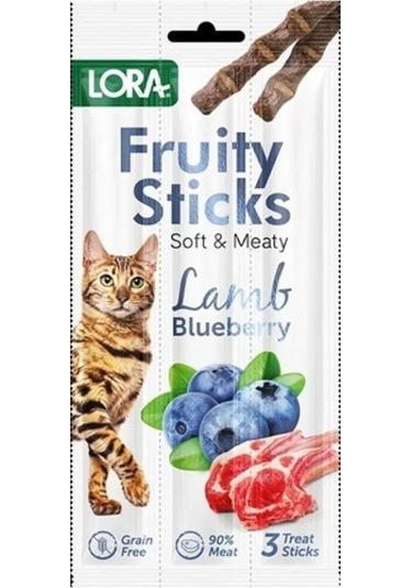 Lora Stick Kuzu Etli Yaban Mersinli Kedi Ödülü 3 x 5 G