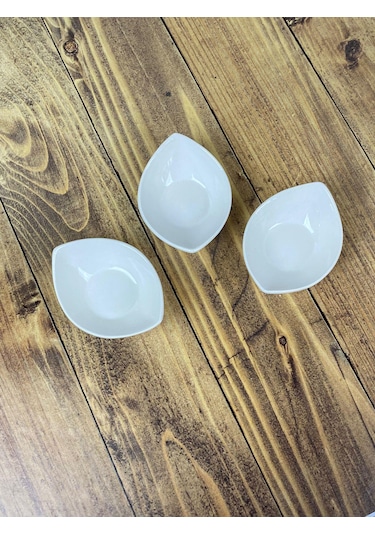 Hometarz 3'lü Seramik Çerezlik Sosluk Kahvaltılık Set