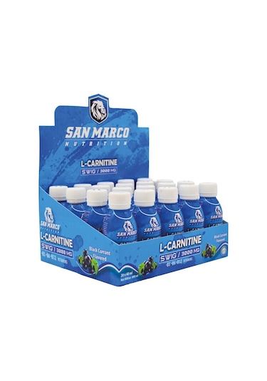 Sanmarco L-Carnıtıne Swıg Black Currant Aromalı 40 Ml X 20 Adet