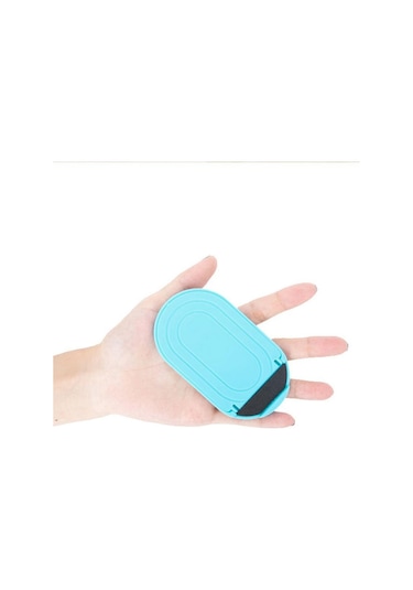 Mavi Vaorlo Ayarlanabilir Mini Telefon Tutucu Masa Standı Telefon Oval Braket Mobil Stand Tutucu