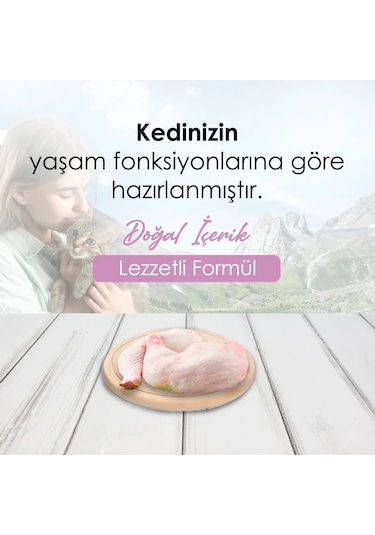 Bonnie Tavuklu Yavru Kedi Maması 3 x 1500 G