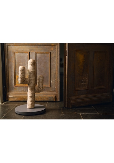 Beeztees Dbl Kedi Tırmalama, Boz Kahverengi, 35x35x60cm