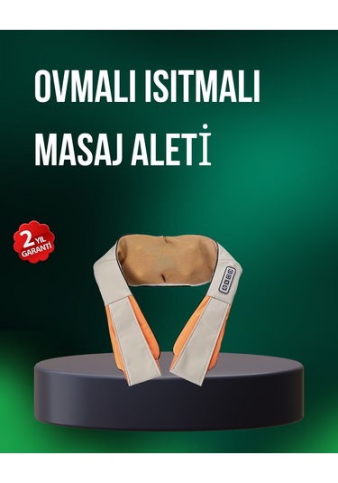 Ovmalı Isıtmalı Masaj Aleti Bel Boyun Omuz İçin Profesyonel Masaj Keyfi Çok Renkli