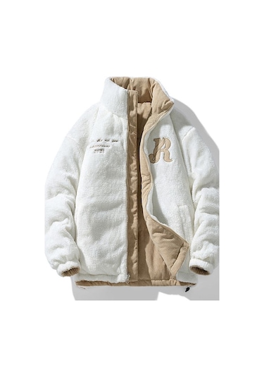 Sımıcg Kışlık Polar Çift Taraflı Ceket - Haki