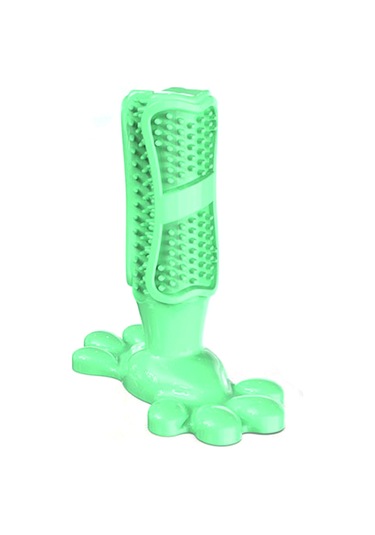 Yifomall Köpekler İçin Diş Temizleyici Kauçuk Oyuncağı - Dayanıklı, Tırpan Ve Gürgen Kalmak İçin Esnek, Yeşil Orta Boy
