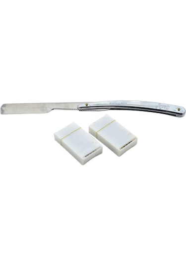 Sedef Krom Tıraş Usturası + Tam Jilet 10'lu