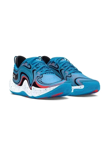Under Armour Ua Spawn 6 Mm Erkek Basketbol Ayakkabısı 3027259-400 Mavi-mavi Mavi