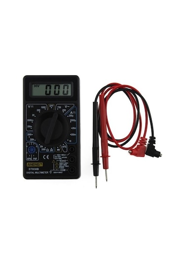 Agoodshop Dt830b Yüksek Emniyet Ac / Dc Multimetre Lcd Dijital Volt Ohm Tester Metre Voltmetre Ermetre