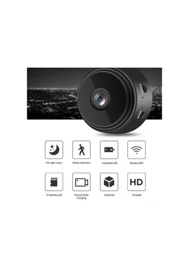 Jeehugo Beyaz A9 Dijital Kamerayı: 1080p Hd, İzleyici Hareket Algılama, Kablosuz Wifi, Usb Şarjlı, Ev/gösteri Güvenlik Kamerası