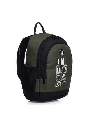United Colors Of Benetton Tycj29L3Hn168865639604523 Unisex Sırt Çantası Yeşil - Siyah