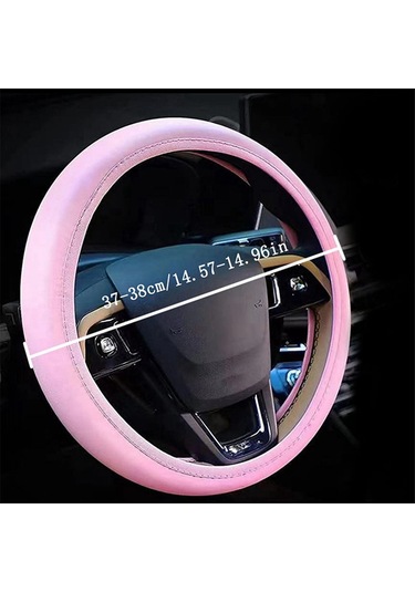 10 Adet Kadınlar İçin Direksiyon Kılıfı Sevimli Aksesuar Seti Mavi Mavi