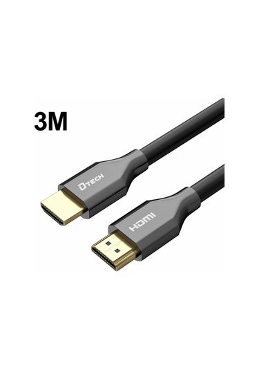 Sones Dtech Hdmı 8k 60hz Hd Optik Fiber Hat Tv Ekran Projektör Uzatma Hattı 3m