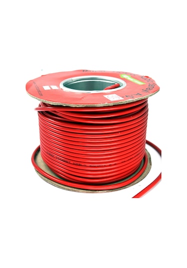 100 Metre 3mm² Kırmızı Bakır Kablo Kalaylı Nyaf Tekne Oto Karavan