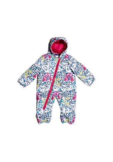 Roxy Roxy Rose Jumpsuıt I Snsu Kız Çocuk Yıldız Beyaz/kareli Snowboard Tulumu Wbn1 Beyaz