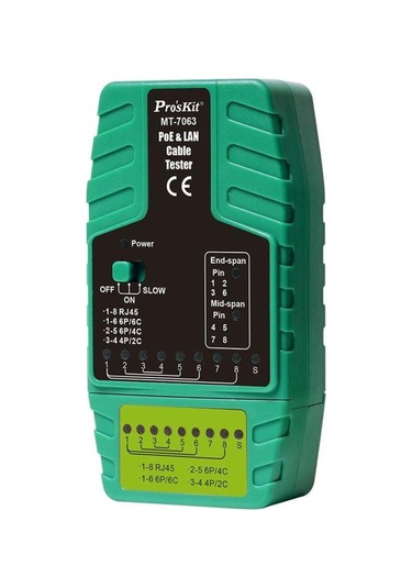 Proskit Mt-7063 Poe Ve Lan Kablo Test Cihazı