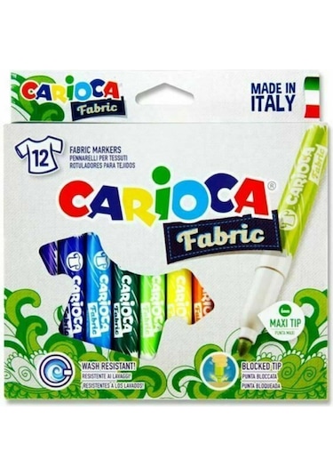 Carioca Cromatex Kumaş Boyama Kalemi 12Li