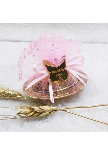 Metal Lokumluk Yeni Doğan Bebek Hediyelik(30 Adet)