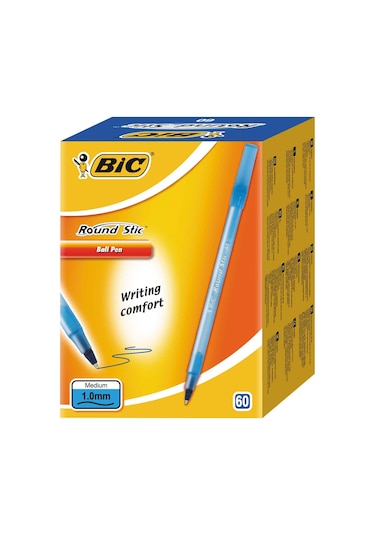 Bic Round Tükenmez Kalem 60Lı Paket Mavi