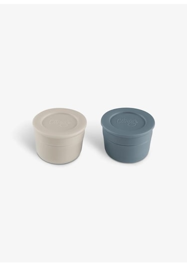 Citron Mini Sos Kapları 2'li Set - Light Gray / Dusty Blue 1196816