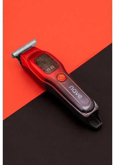 Nave Bq-02 T Bıçaklı Şarjlı Tıraş Makinesi Led Ekranlı, Profesyonel Sakal & Saç Kesim 1 - 2 Saat