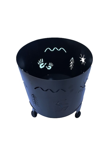 Exp-outdoor Orman Şöminesi Bahçe Teras Kamp Ateş Kutusu Cave Serisi Çok Renkli