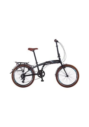 Salcano SLCN 400 V Shimano Altus Katlanır Bisiklet Siyah Turkuaz