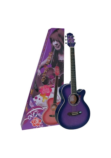 Valencia Gra1Kcpp Akustik Gitar Gypsy Rose Set Gıgbag Strap S