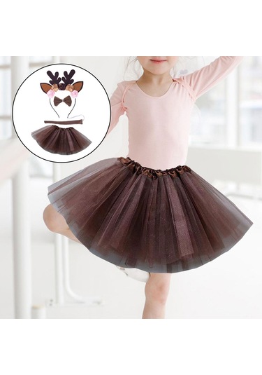 Suntek Ren Geyiği Tutu Kafa Bandı Kuyruk Papyon Geyik Çiçekli