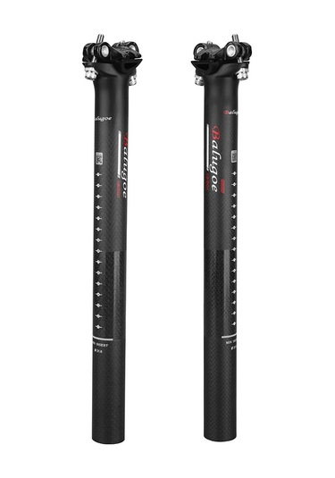 Yifomall Kauçuk Fiber Bisiklet Oturma Postu, 27.2-31.6mm Çap Seçenekleri, 350-400mm Uzunluk, 230-250g Hafiflik Çok Renkli