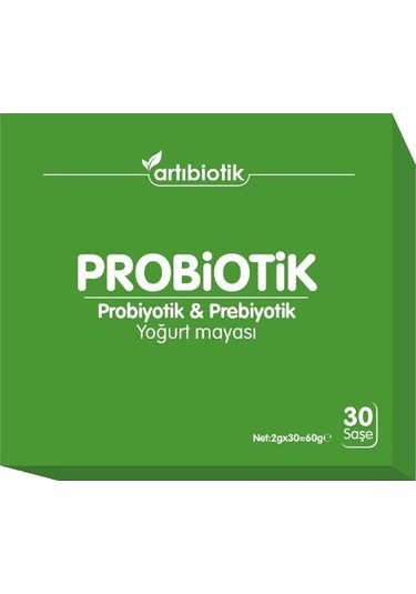 Artıbiotik Probiotik ve Prebiotik Yoğurt Mayası 30 x 2 G