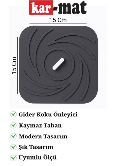 Koku Önleyici Mat, Gider Koku Önleyici Pad,