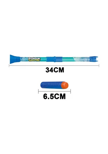 Üflemeli Atış Dart Seti