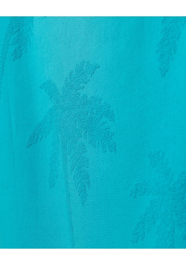 Madame Coco Fourne %100 Pamuk Plaj Havlusu - Turkuaz - 70x150 Cm 8684427222829 Yeşil