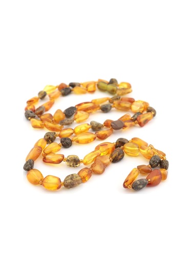 Saatcaddesi Pigado Gerçek Baltık Amberi Damla Kehribar Yetişkin Kolyesi