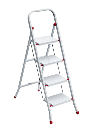 Saraylı 4 Basamaklı Pratik Metal Merdiven