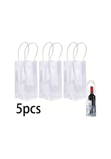Cordial 5 Adet Taşınabilir Katlanır Pvc Şarap Soğutma Çantası - Şampanya Bira İçecek