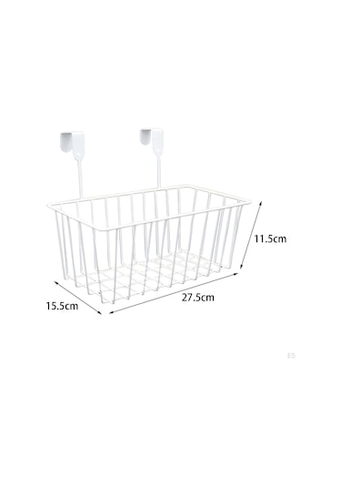 Beyaz Dolap Kapısı Düzenleyici, Kancalı Örgü Saklama Sepetleri, Asma Sepet, Tel Sepet Hakkında