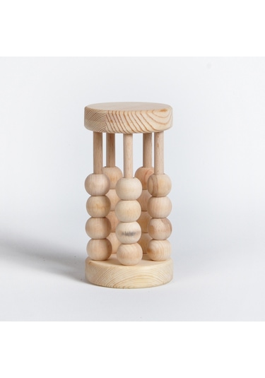 Montessori Ahşap Silindir Abaküs: Renk Ve Zeka Geliştiren Oyuncak