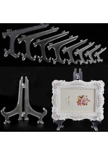 Sones 10 Adet Plastik Yüksek Şeffaf Çerçeve Tutucu, Boyut: 6 İnç