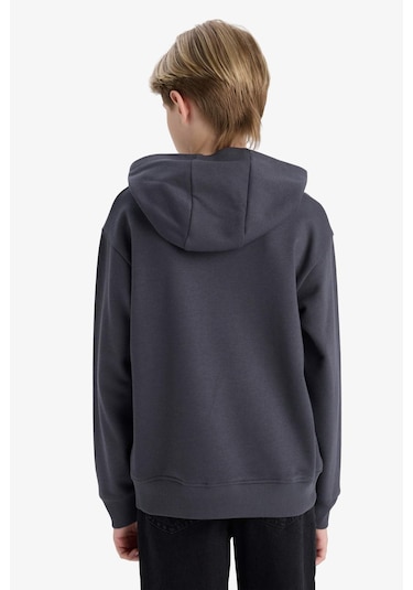 Defacto Erkek Çocuk Basic Düz Kapüşonlu Sweatshirt E9558a825auar126 Antrasit Defacto Erkek Çocuk Basic Düz Kapüşonlu Sweatshirt E9558a825auar126 Antrasit