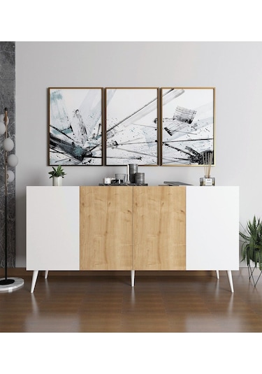 Floradesign Saphire Konsol / Konsol / Çok Amaçlı Dolap 160 Cm Beyaz-mese