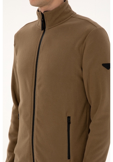 U.s. Polo Assn. Erkek Haki Hırka Örme 50313779-vr027 Haki